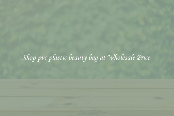 Shop pvc plastic beauty bag at Wholesale Price 