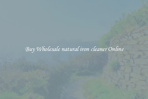 Buy Wholesale natural iron cleaner Online