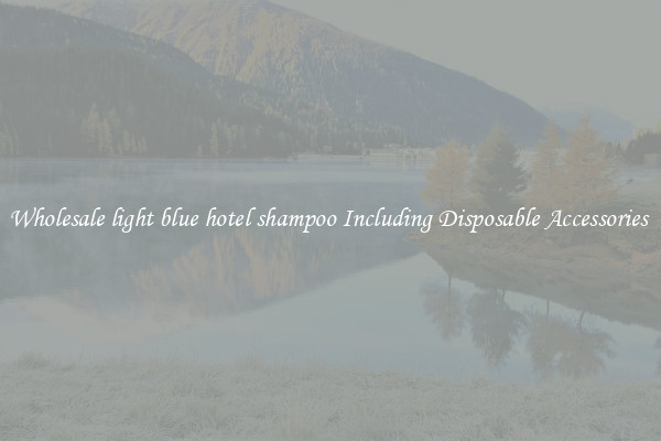 Wholesale light blue hotel shampoo Including Disposable Accessories 