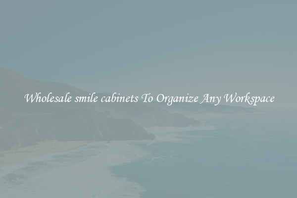 Wholesale smile cabinets To Organize Any Workspace