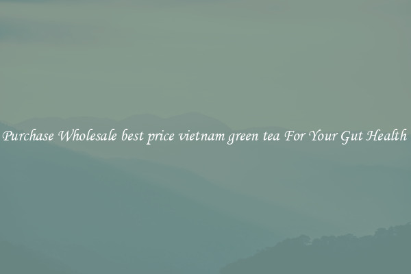 Purchase Wholesale best price vietnam green tea For Your Gut Health 